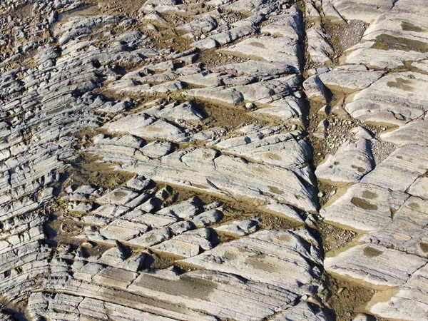 Παράκτια Βράχια Που Φαίνονται Από Τον Αέρα Ένα Drone — Φωτογραφία Αρχείου