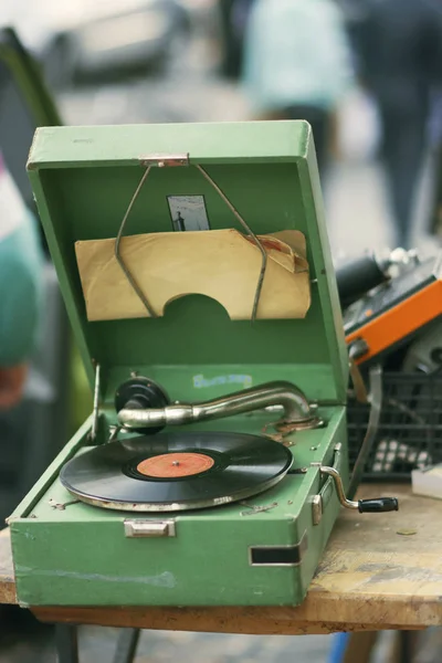 Vintage retro old vinyl player