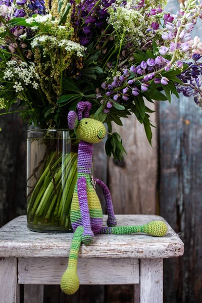 çiçektığa amigurumi zürafa 