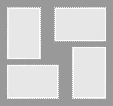 Pul. Vektör Illustration