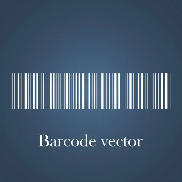 Illustration vectorielle de code-barres isolée — Image vectorielle