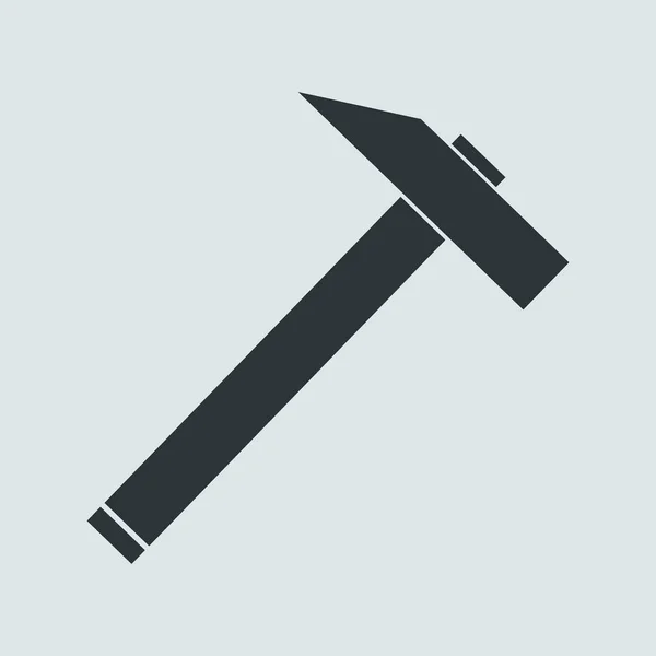 Ícone de machado plano. Ilustração símbolo de sinal de vetor isolado — Vetor de Stock