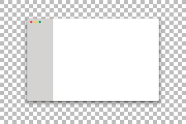 Web pencere modeli. ui şablonu için web sayfası.