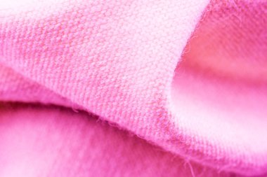 Örme kazak üzerine arka plan kafa bandı, closeup doku. Pembe renk