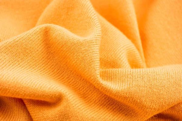 Fabric Close Close Texture Background Screensaver Partially Blurred Background Apricot — Stock Photo, Image