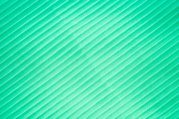 Texture Diagonal Ribbed Fabric Pleated Turquoise — Stock Photo, Image
