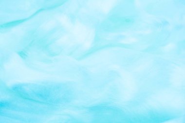 Bulanık renkli arka planlar. Doku yün sedefli mavi. Yün iplikler. Arka plan koruyucu ev. Mavi arka plan