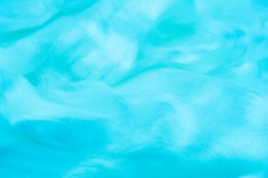 Bulanık renkli arka planlar. Yün doku sedefli parlak mavi. Yün iplikler. Arka plan koruyucu ev. Parlak mavi arka plan