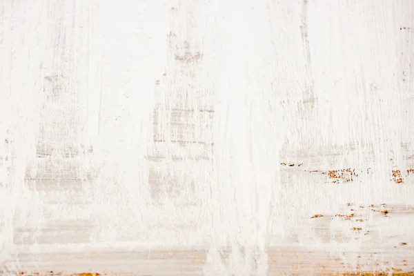 Деревянная Поверхность Окрашена Белой Краской Штрихи Краски Заднем Плане Шаблон Лицензионные Стоковые Фото