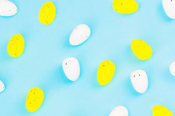 Protector Pantalla Fondo Con Huevos Tiernos Concepto Pascua Huevos Pintados — Foto de Stock