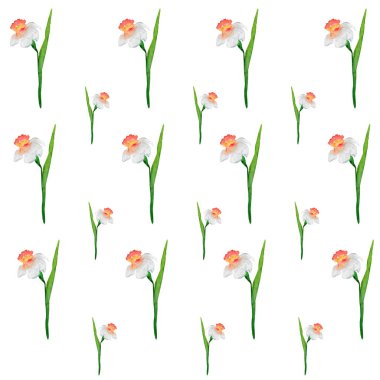 Sevgililer günü için suluboya desenle renkli kalpler, yaprakları ve yay