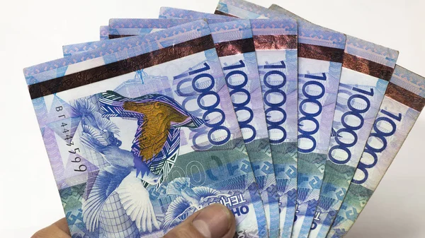 Inflación o devaluación en Kazajstán.Emisión de hipotecas, préstamos — Foto de Stock