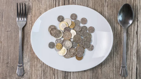 Kazakistan bir tabakta yer alıyor. Kazak parasının büyük bir kısmı. Bütçeyi, Kazakistan 'daki geçim miktarını en aza indirmek ya da döviz kurlarındaki düşüşün yol açtığı kriz.