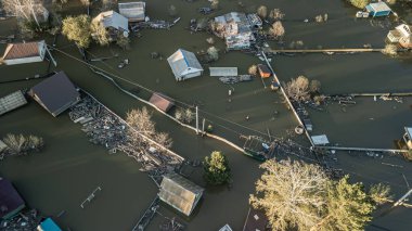 Küresel ısınma, gezegendeki seller. Kıyamet, felaketler, fırtınalar ve yıkım. Doğal afetler, iklim değişikliği, doğanın ayaklanması.