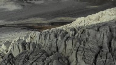 Elbrus Buzulunun Hava Görüntüsü