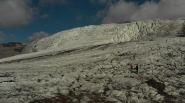 Elbrus Buzulunun Hava Görüntüsü
