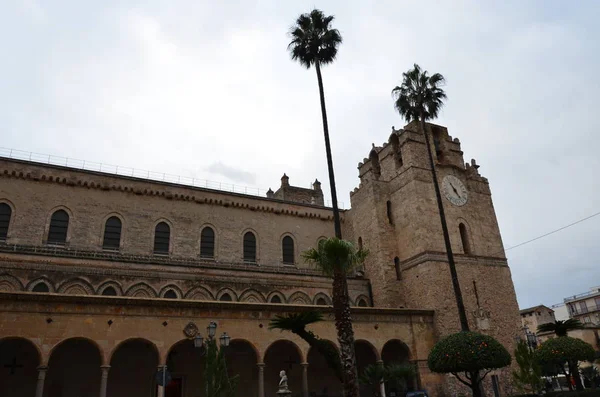 Die Kathedrale Von Monreale Der Nähe Von Palermo Italien — Stockfoto