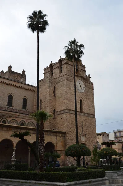 Cattedrale Monreale Vicino Palermo Italia — Foto Stock