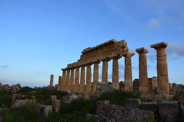 Archeologicznego Selinunte Sicily — Zdjęcie stockowe