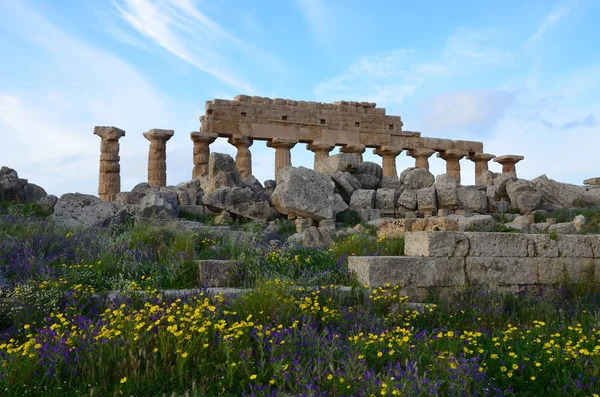 Sito Archeologico Selinunte Sicilia — Foto Stock