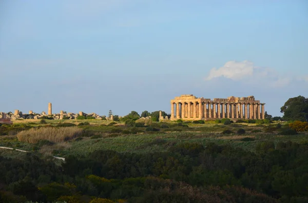 Selinunte Sit Alanı Sicilya - Stok İmaj