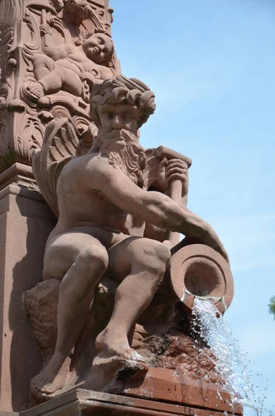 Liebfrauenberg Brunnen Late Baroque Fountain — Stock Photo, Image