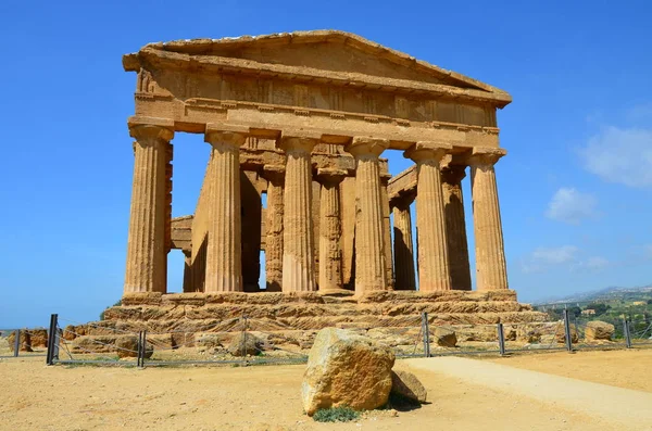 Templo Concordia Agrigento —  Fotos de Stock