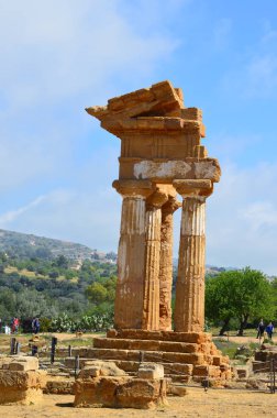 Tapınağı Dioscuri, Agrigento, Sicilya, İtalya