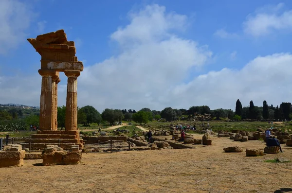 Tapınağı Dioscuri, Agrigento, Sicilya, İtalya