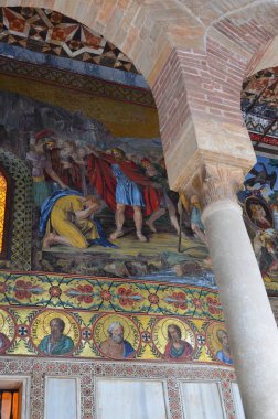 Palazzo dei Normanni (Norman Sarayı) - Palermo - Sicilya - İtalya yılında Capella Palatina iç