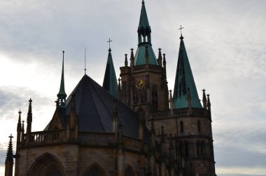 Erfurt Almanya'da katedralde