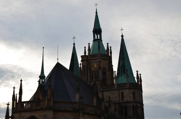 ドイツのエアフルト大聖堂 — ストック写真