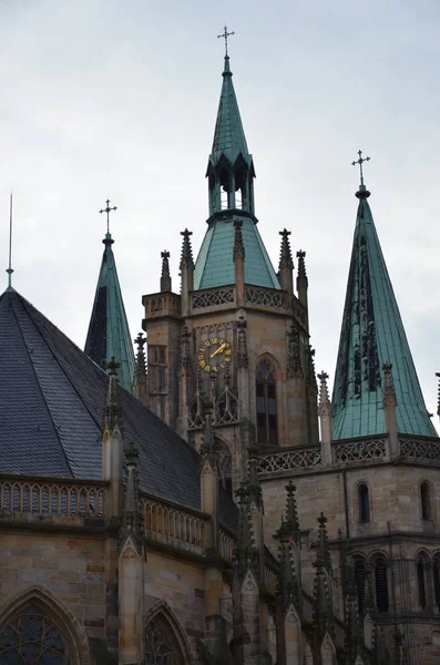Cathédrale Erfurt Allemagne — Photo
