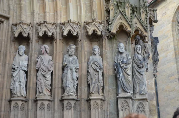 Catedral Erfurt Alemania —  Fotos de Stock