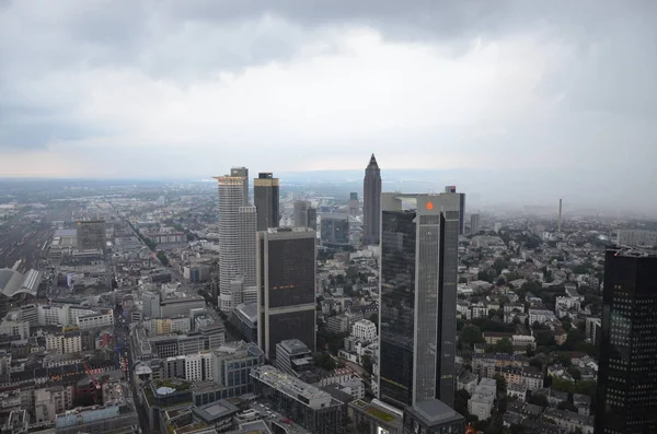Vista Desde Torre Principal Frankfurt —  Fotos de Stock