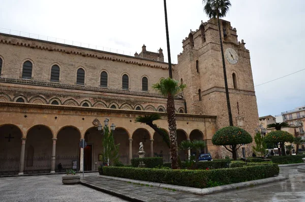 Catedral Monreale Perto Palermo Itália — Fotografia de Stock