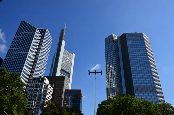 Rascacielos Frankfurt Main Alemania —  Fotos de Stock