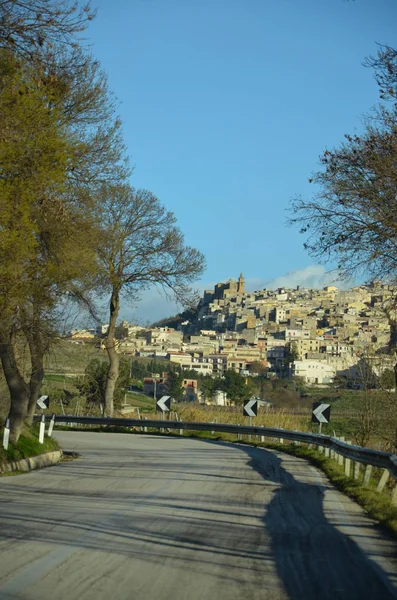 Πόλη Του Sambuca Σικελία — Φωτογραφία Αρχείου