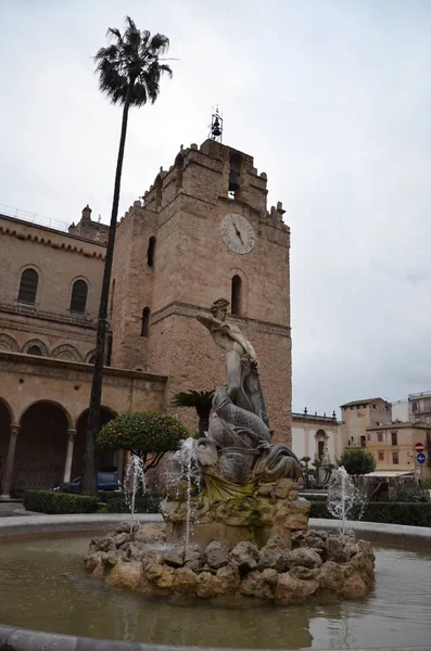 Katedralen Monreale Palermo Sicilienkatedrála Monreale Palermo Sicílie — Stock fotografie