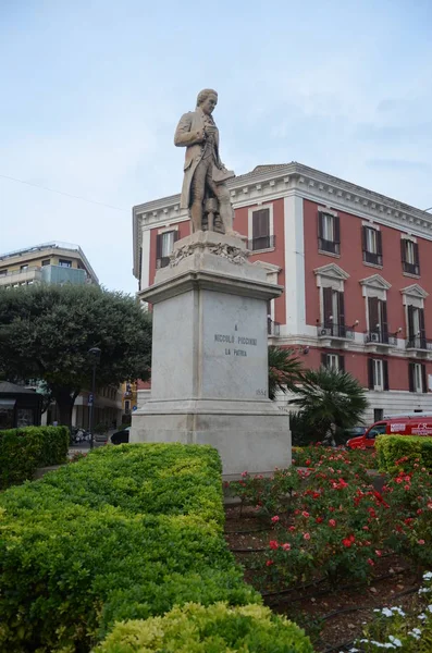 Bari Italien 2015 Statue Von Niccolo Piccinni Teatro Piccinni Bari — Stockfoto