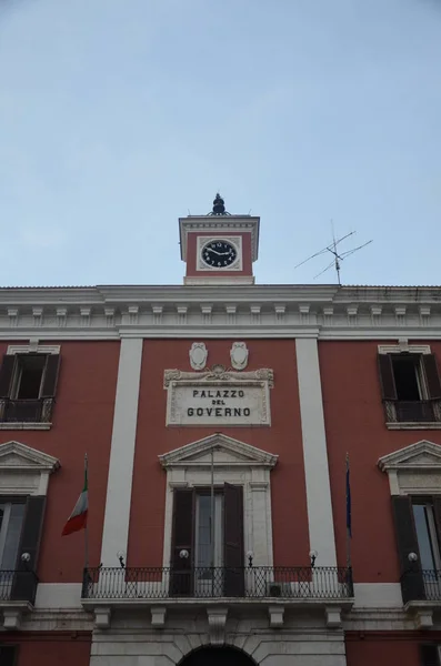 Bari Italie 2015 Palazzo Del Governo Hôtel Ville Dans Centre — Photo