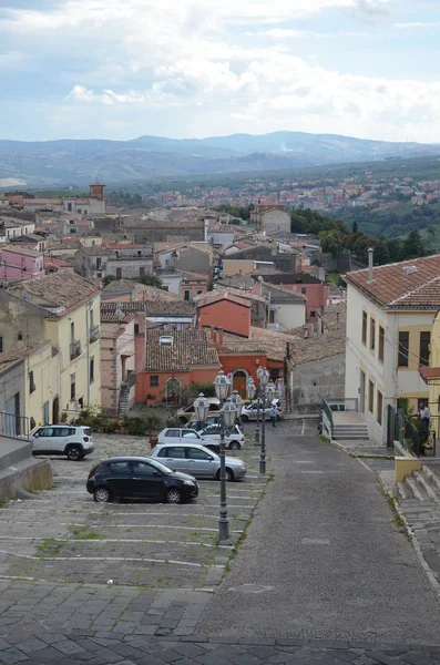 Cidade Melfi Sul Itália — Fotografia de Stock