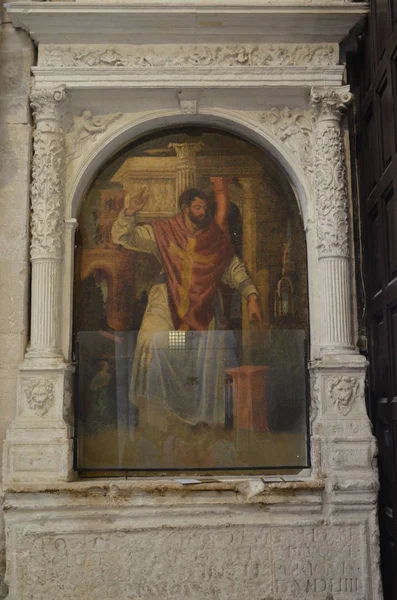 Basiliek Van Sint Nicolaas Bari — Stockfoto