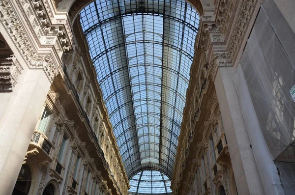 Milano Itália 2015 Galleria Vittorio Emanuele — Fotografia de Stock