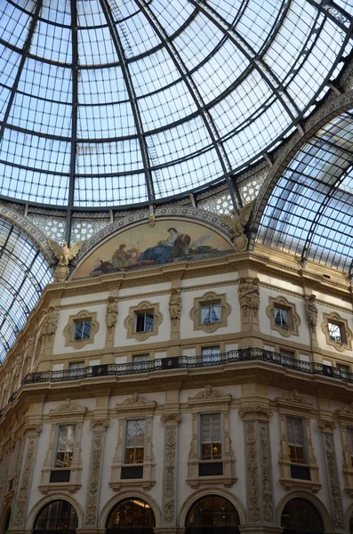 Milano Italië 2015 Galleria Vittorio Emanuele — Stockfoto