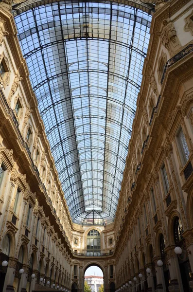 Milano Italië 2015 Galleria Vittorio Emanuele — Stockfoto