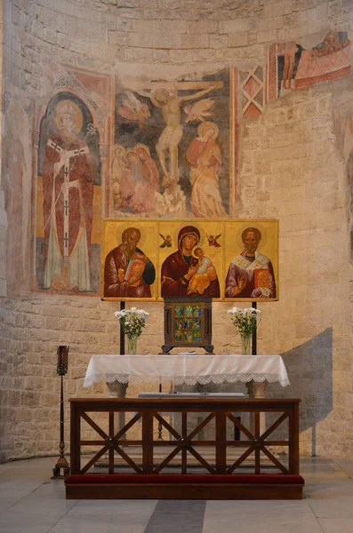 Bari Deki Aziz Nikolaos Bazilikası Telifsiz Stok Imajlar