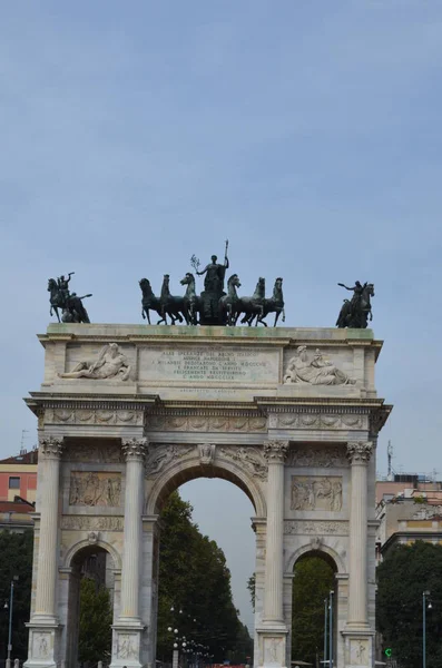 Arch Peace Milan — Stock Photo, Image