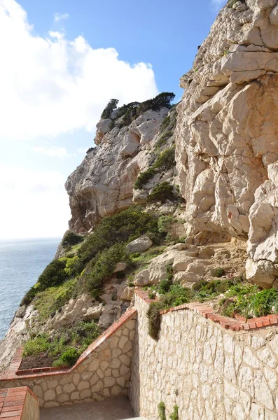 Capo Caccia Perto Alghero Sardenha Itália — Fotografia de Stock