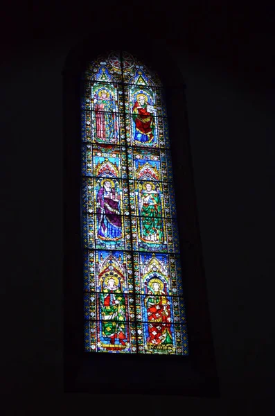 佛罗伦萨大教堂内部 圣玛丽亚德尔菲奥雷大教堂 — 图库照片